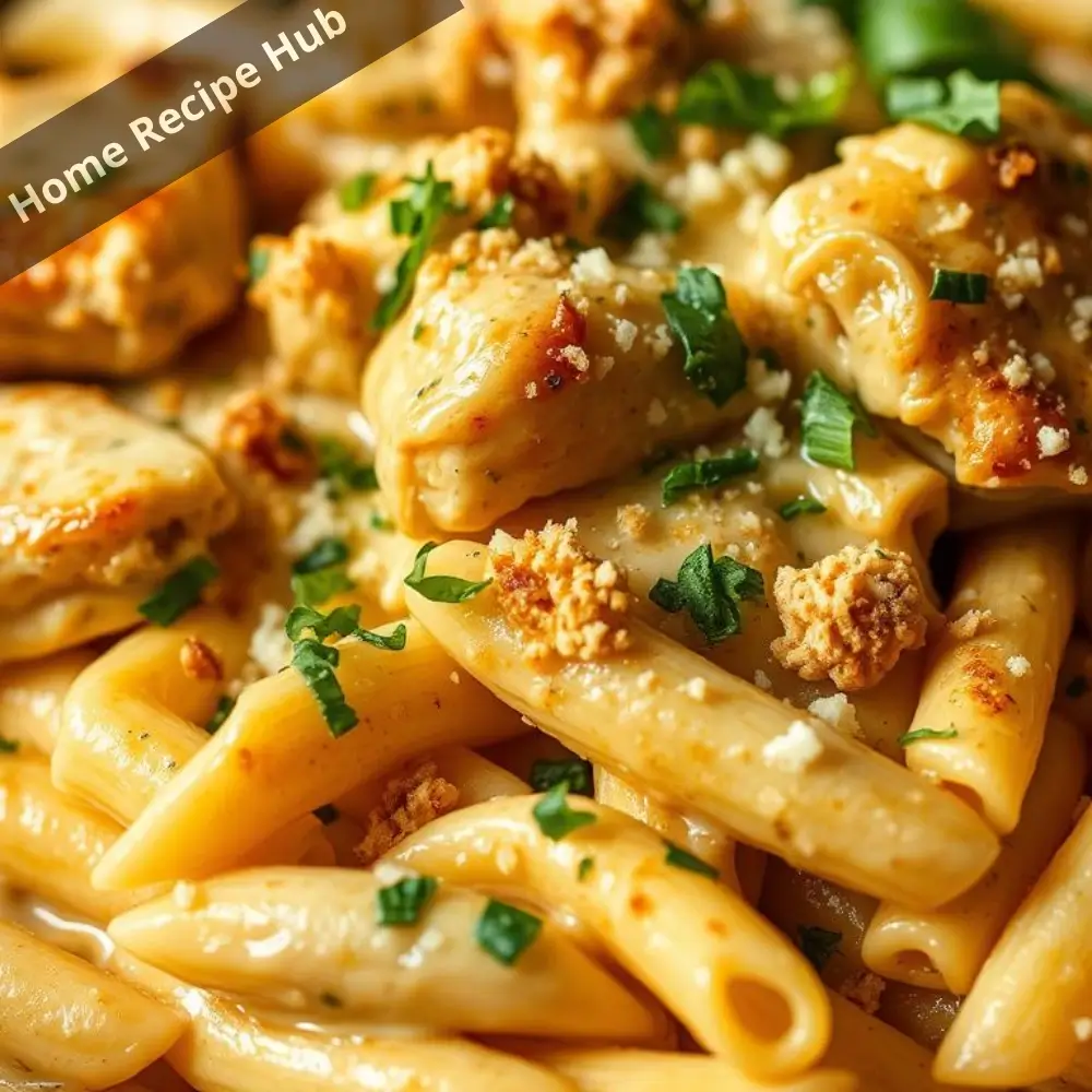 A creamy and flavorful Marry Me Chicken Pasta, featuring tender chicken, sun-dried tomatoes, and a rich parmesan sauce over pasta.