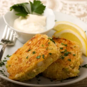 Delicious homemade Salmon Cakes recipe with crispy golden crust