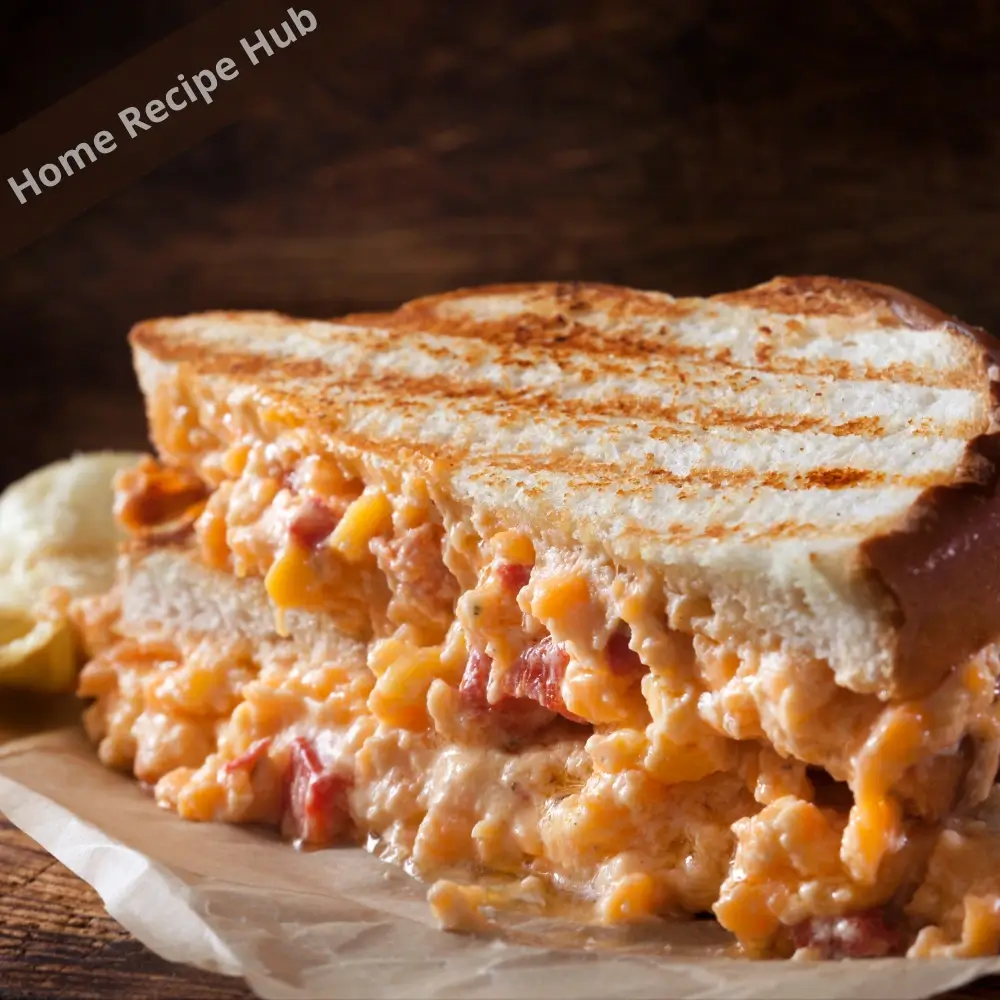 Classic and creamy old fashioned pimento cheese recipe with cheddar and pimentos.